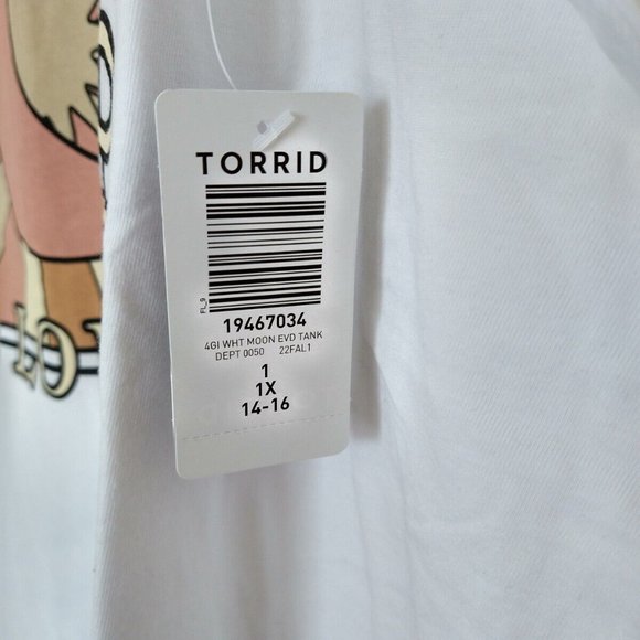 🔥 3 for $15 Sale💲❤️Torrid 1X Classic Fit Tank-NWT - Picture 3 of 3